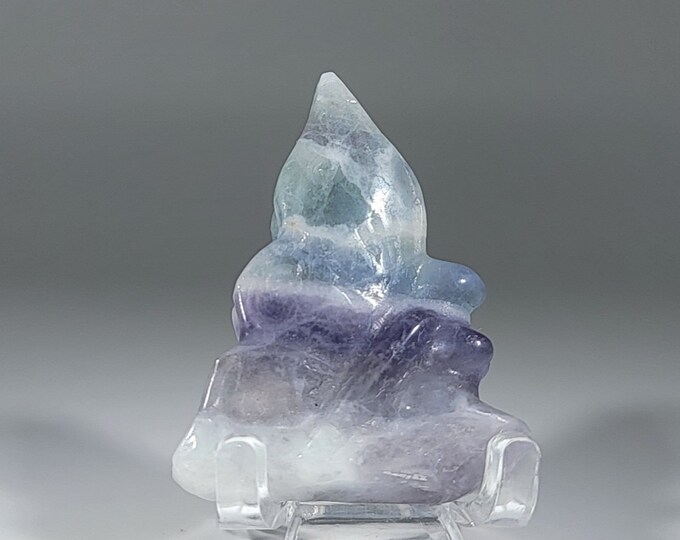 Fluorite Fairy Carving