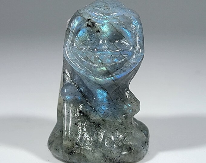 Labradorite Reaper Carving Death