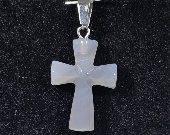 Agate Cross Pendant
