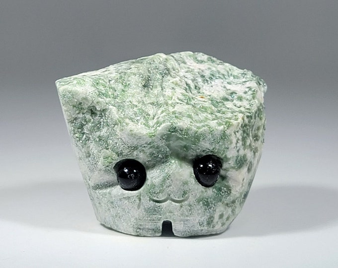 Tree Agate Pet Rock Carving