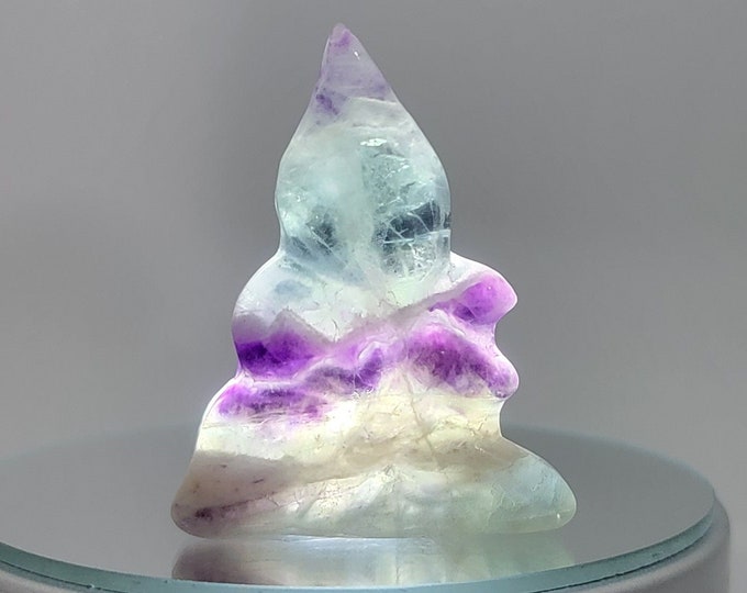 Fluorite Fairy Carving