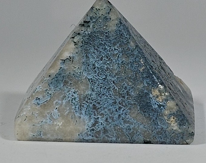 Moss Agate Pyramid *Imperfect