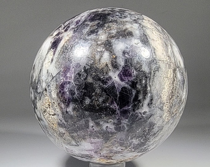 Purple Sphalerite/Sphalerite with Quartz and Fluorite