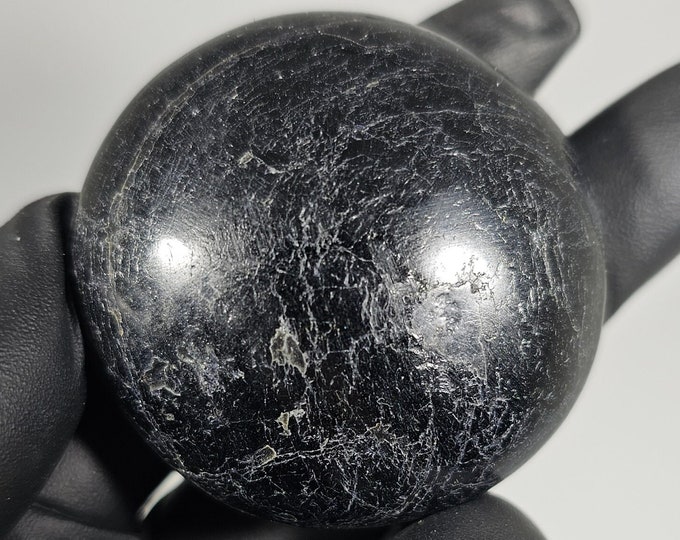 Black Tourmaline Palm Stone