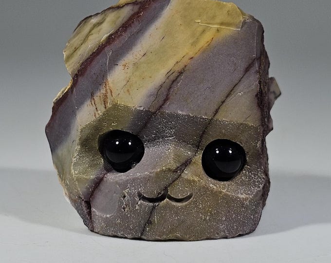 Mookaite Pet Rock Carving