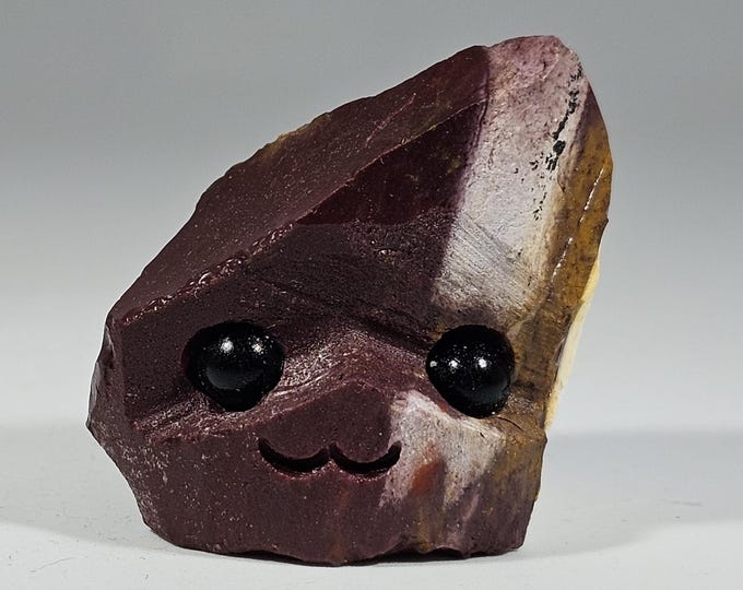 Mookaite Pet Rock Carving