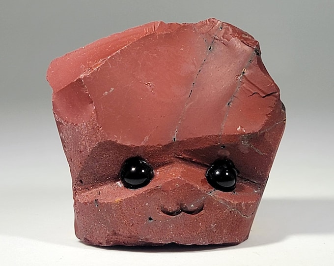 Raw Mookaite Pet Rock Carving