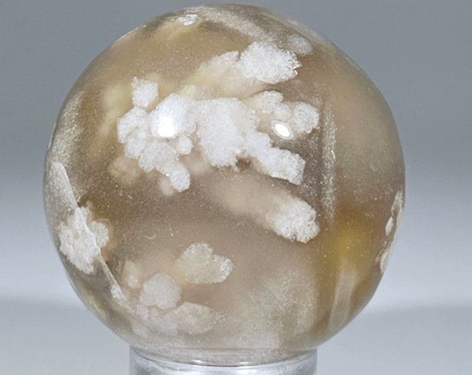 31mm Flower Agate Sphere