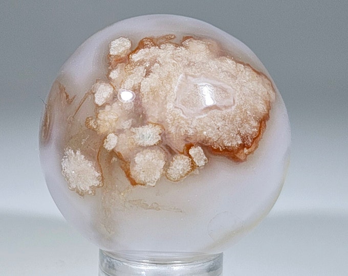 33mm Flower Agate Sphere