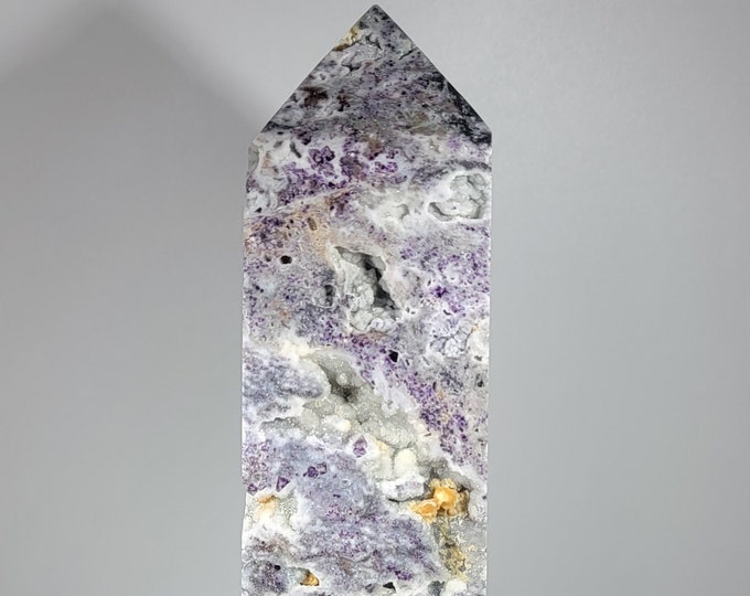 Druzy Purple Sphalerite Tower