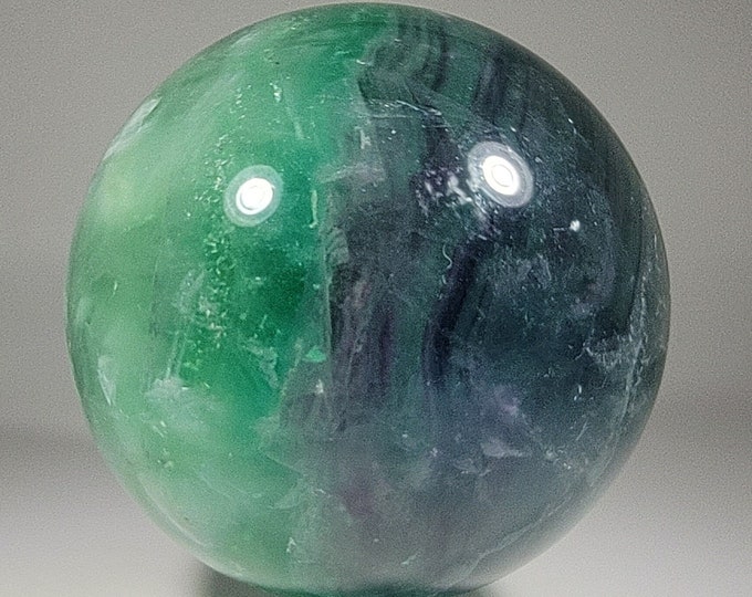 74mm Rainbow Fluorite Sphere