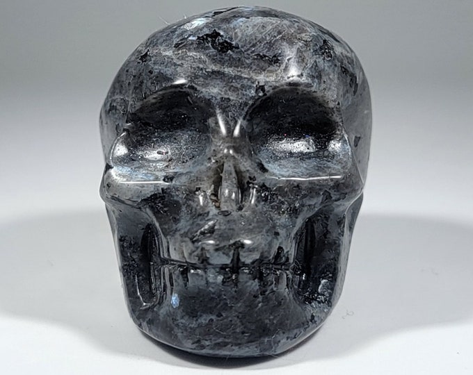 2" Larvikite Skull Carving *Imperfect