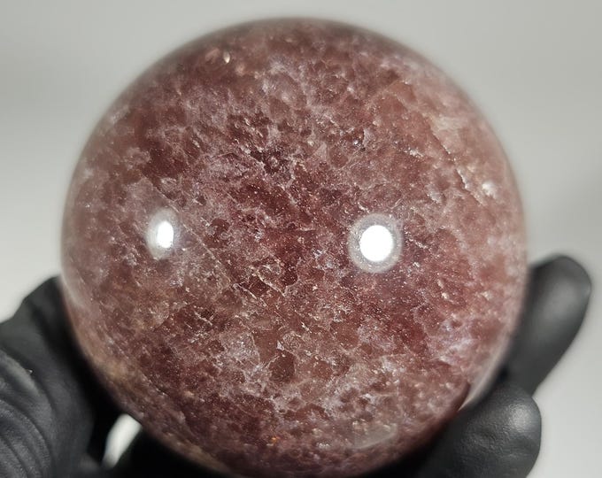 58mm Strawberry Quartz Sphere