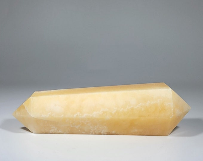 Double Point Orange Calcite Tower