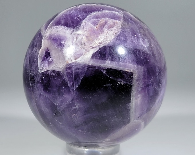 42mm Chevron Amethyst Sphere