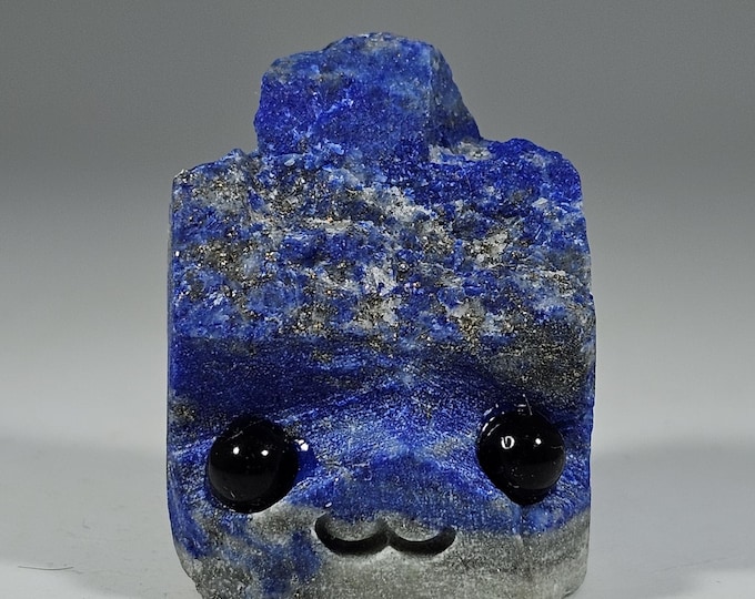 Lapis Lazuli Pet Rock Carving