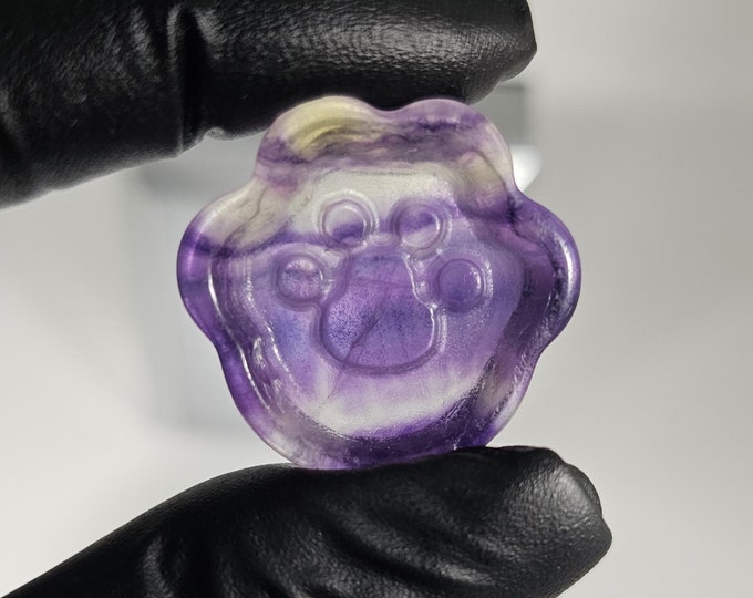 Mini Fluorite Paw Bowl