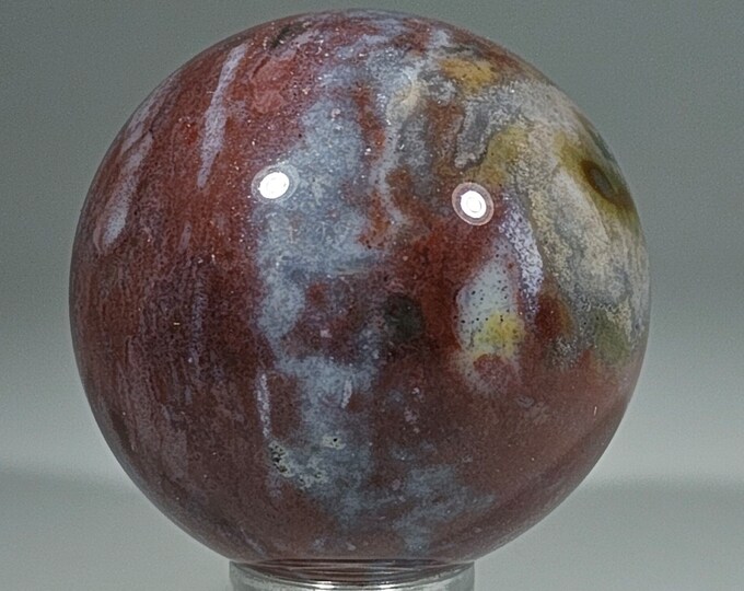 38mm Colorful Ocean Jasper Sphere