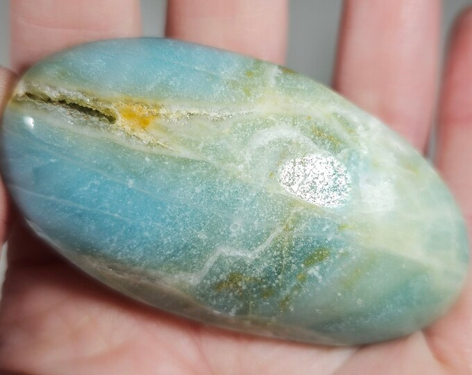 Caribbean Calcite Palm Stone
