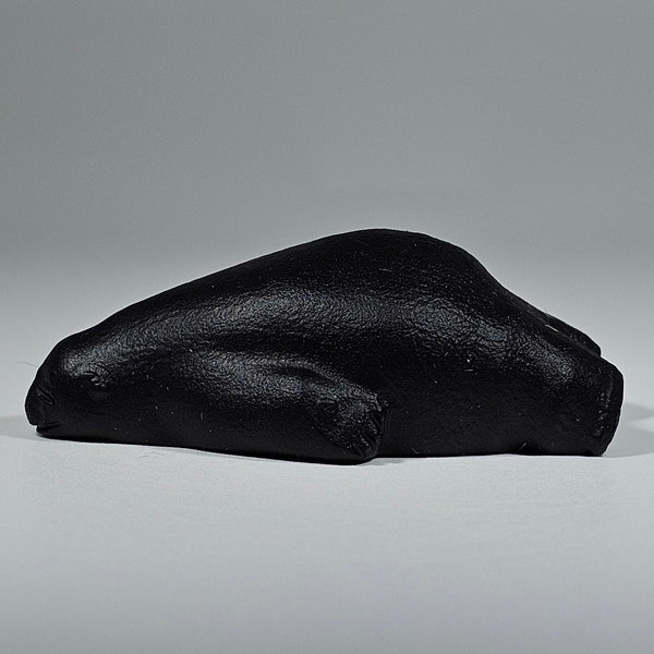 Obsidian Sleeping Bear Carving 2.2" Long