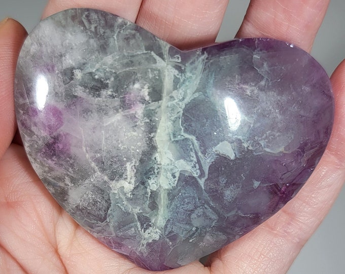 Fluorite Heart