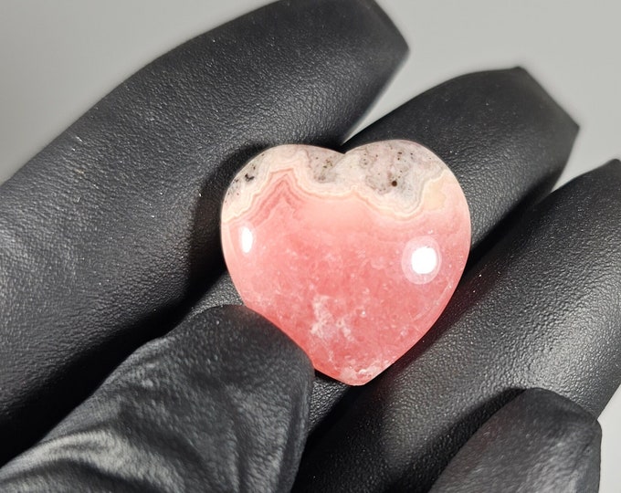Rhodochrosite Heart Cabochon