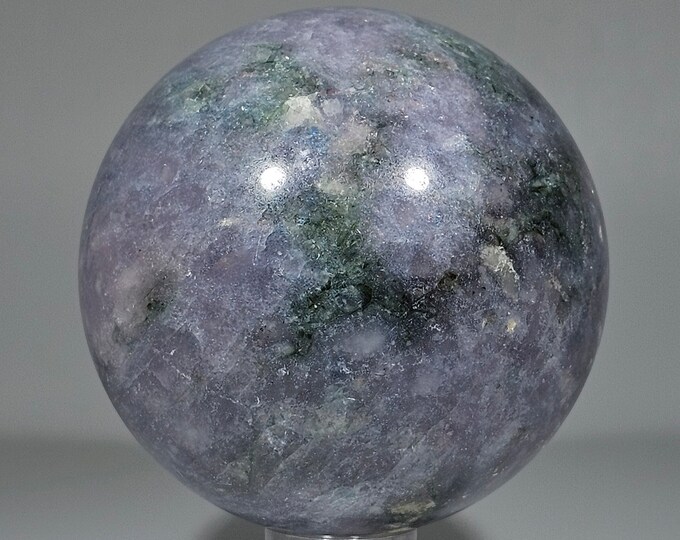 57mm Green and Pink Mix Tourmaline Sphere