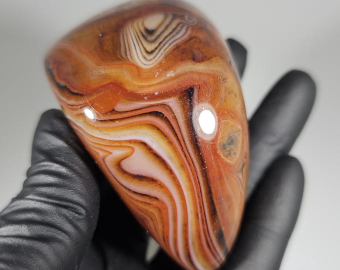 Sardonyx Palm Stone