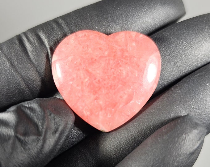 Rhodochrosite Heart Cabochon