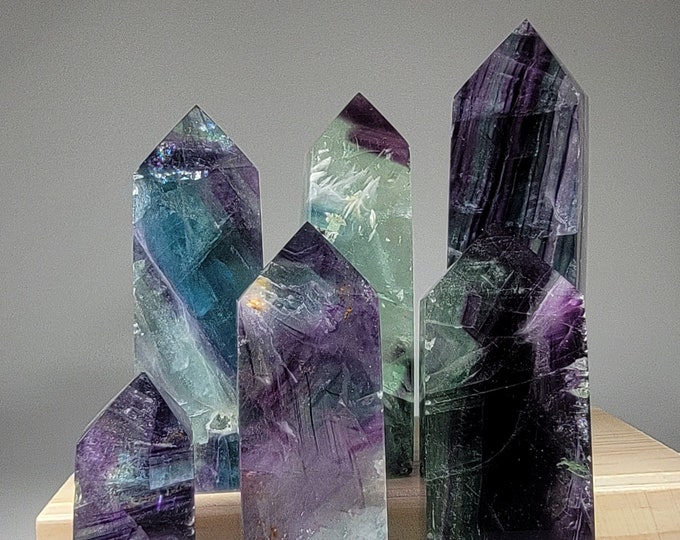 You Choose Feather Fluorite Tower