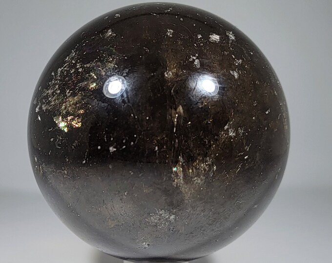 63mm Dark Smoky Quartz Sphere