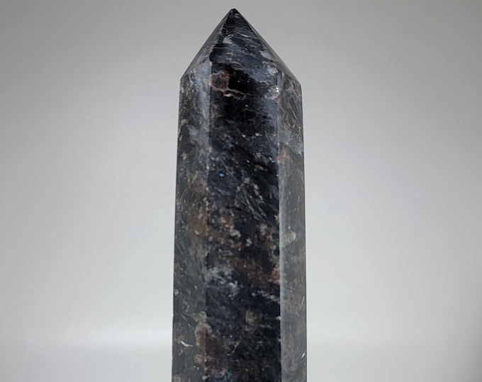 5.6" Arfvedsonite/Fireworks Tower