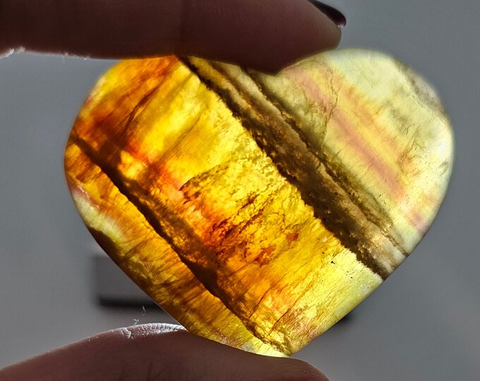 Fluorite Heart