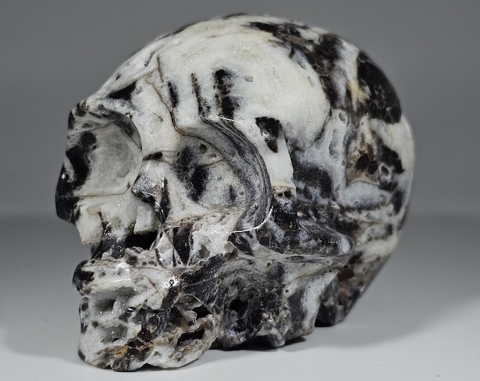 3" Sphalerite Skull Carving