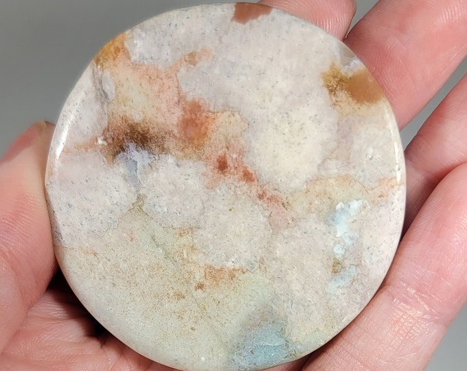 Flower Agate Circle Slab