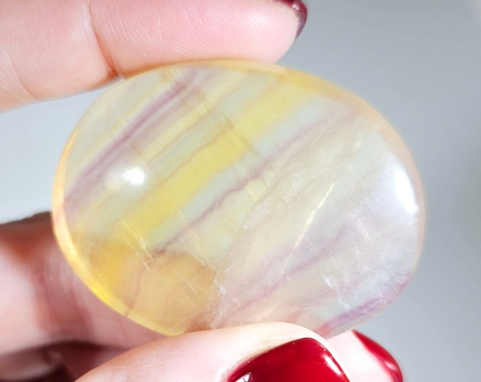 Fluorite Palm Stone