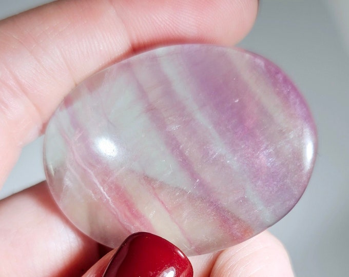 Fluorite Palm Stone