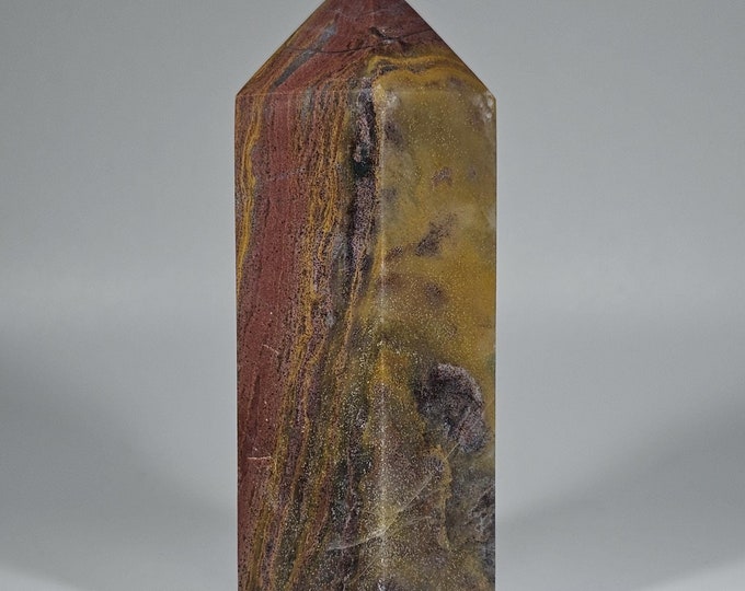 3.2" Colorful Ocean Jasper Tower