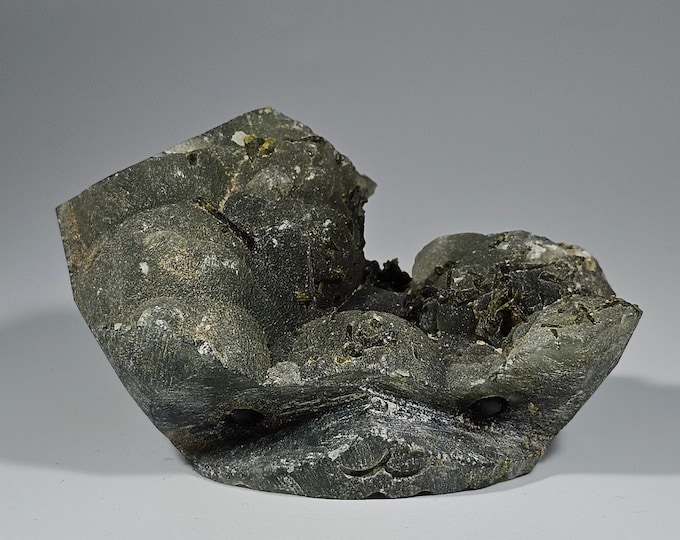 Prehnite Pet Rock Carving