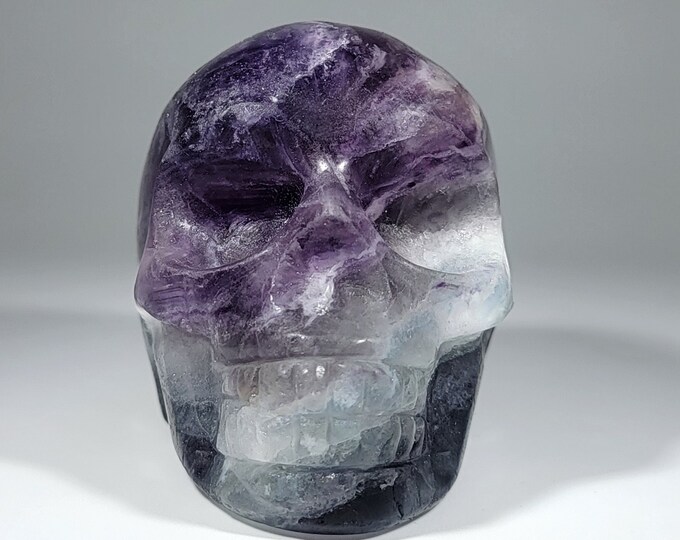 2.8" Fluorite Skull Carving
