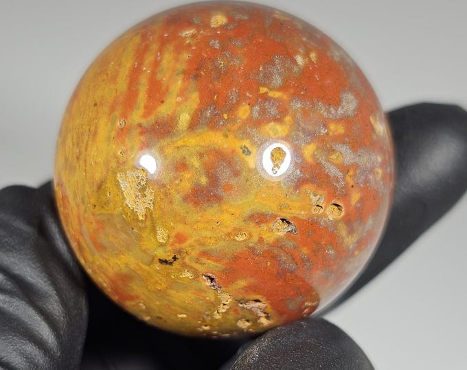 34mm Colorful Ocean Jasper Sphere