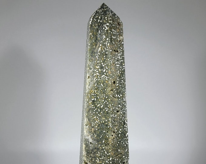 Beautiful 6" Tall Ocean Jasper Tower