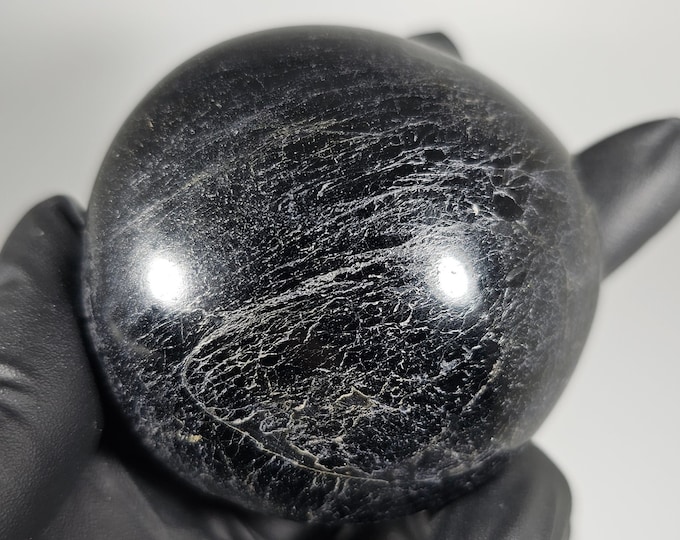 Black Tourmaline Palm Stone
