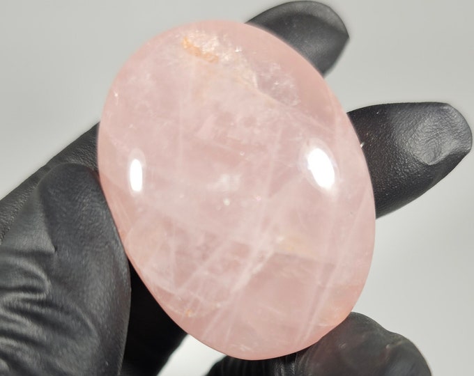 Rose Quartz Palm Stone