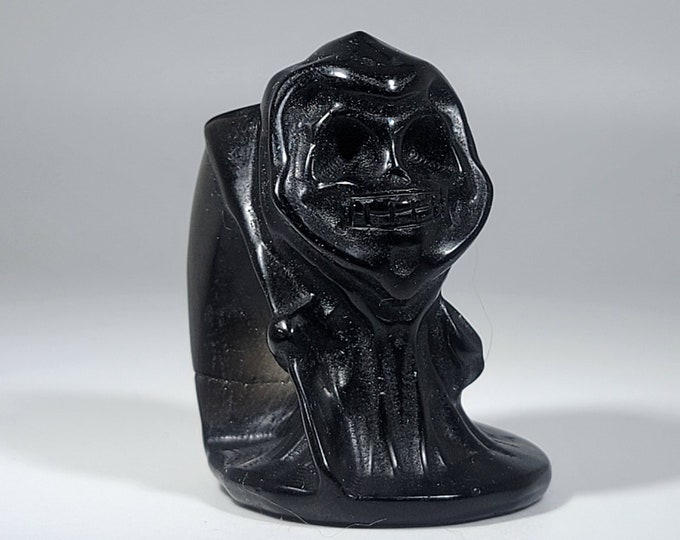 2" Ice Obsidian Reaper Carving *Imperfect