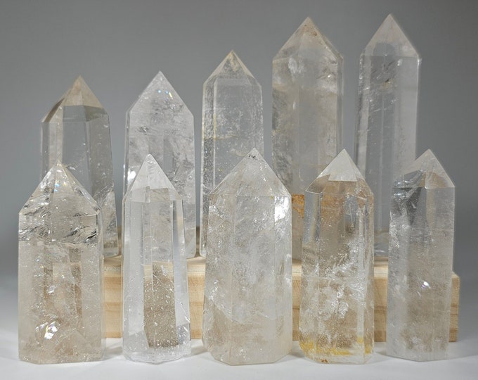 Your Choice Clear Quartz Tower