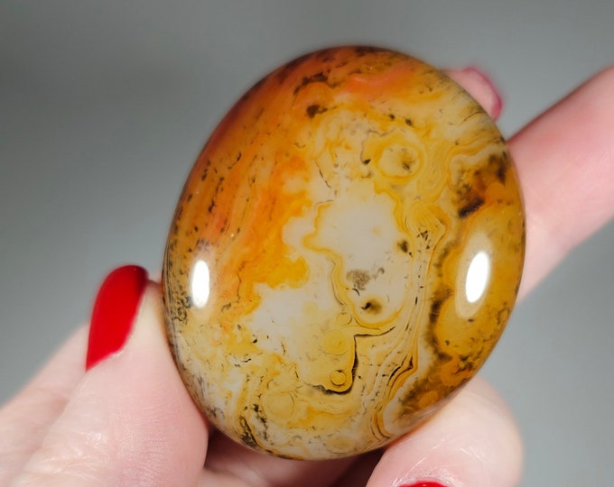 Sardonyx Palm Stone