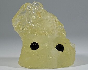 Citrine Pet Rock Carving