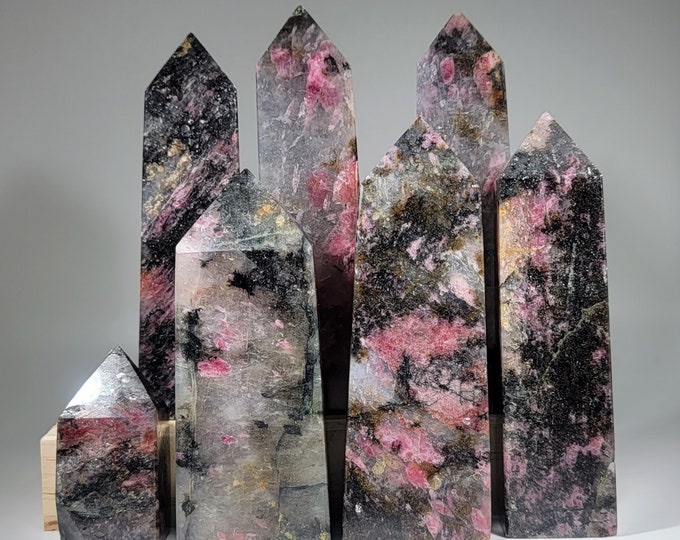 Your Choice Icy Rhodonite Tower