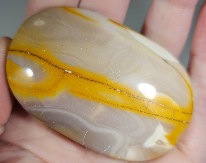 Mookaite Palm Stone